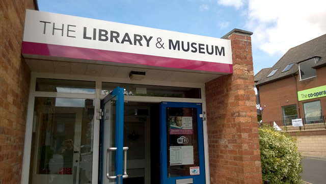 Wincanton Library front door