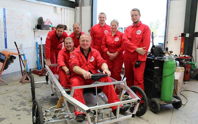 Crestmoor's Red Bull Soapbox Race 2017 team