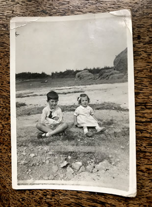 Ted and sister Margaret