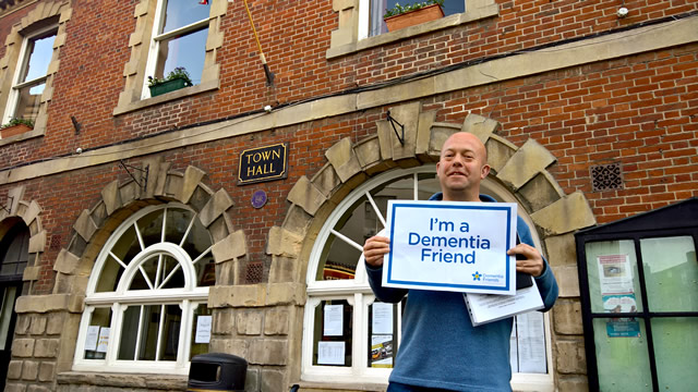 Wincanton's Mayor, Howard Ellard, is a dementia friend