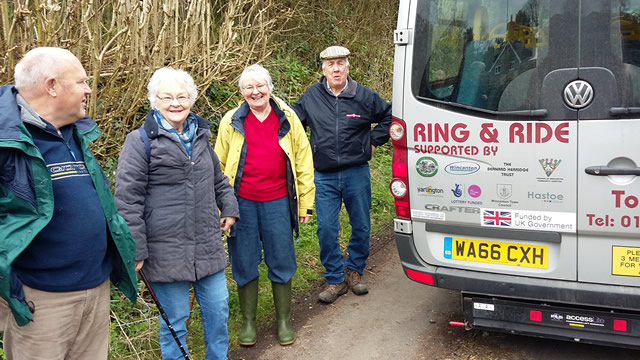 The Wincanton Cancer Group out on a nature ramble around Stokehill Farm