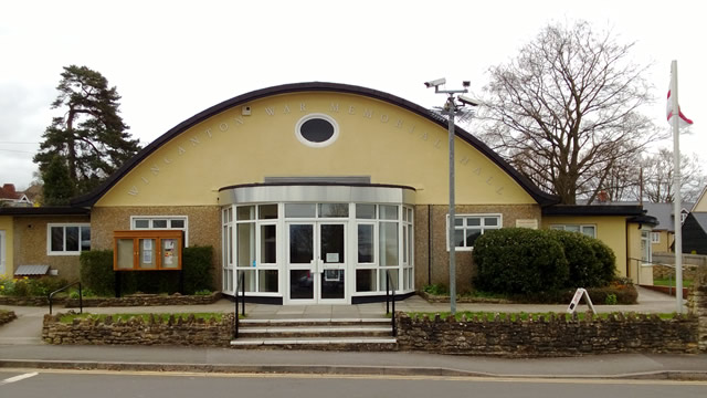 Wincanton Memorial Hall, host to the Wincanton Volunteering Fair