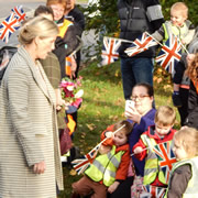 HRH The Countess of Wessex visited the Balsam Centre last week!