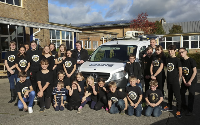 Wincanton Youth Threatre group photo with BBC Somerset's Clueless team