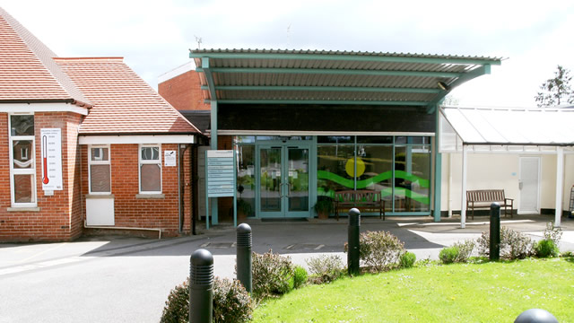 Wincanton Community Hospital front entrance