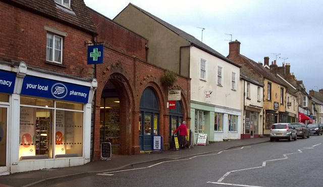 Wincanton's upper High Street