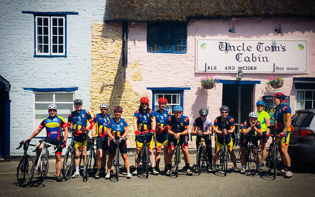 Wincanton Wheelers outside Uncle Tom's Cabin