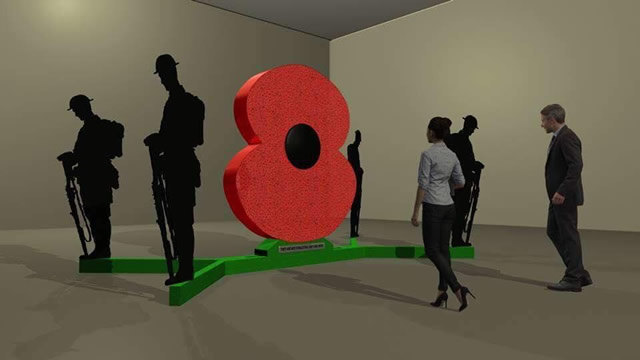 Poppy of Honour 2018, artists impression