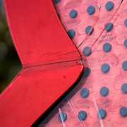 The Poppy of Honour WWI memorial has been damaged