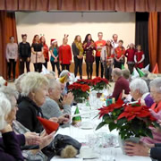 Wincanton's over-70s Christmas lunch 2018