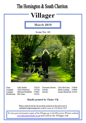 The cover of the Villager magazine, for Horsington and South Cheriton