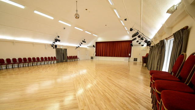 Wincanton Memorial Hall main hall