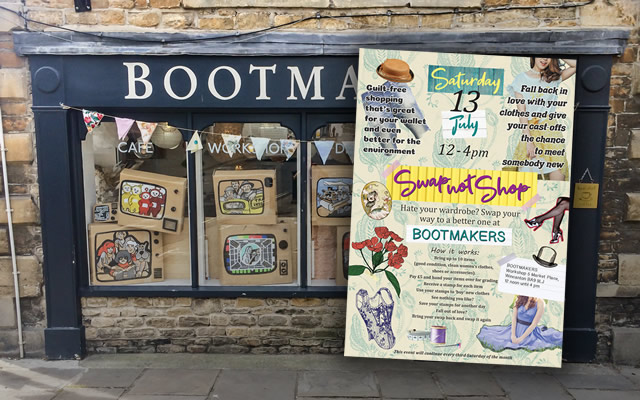 A new monthly women's clothes swap shop at the Bootmakers Workshop, Market Place, Wincanton