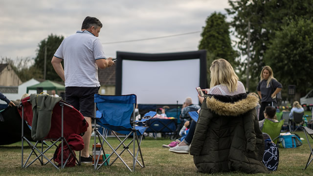 Claim your spot, put down a blanket and chill for the afternoon until the film starts