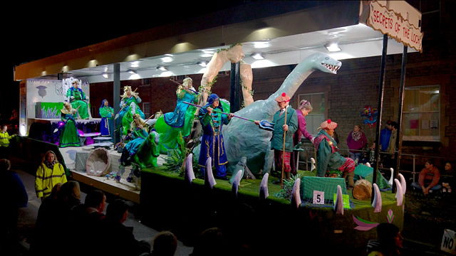 The Loch Ness float at Wincanton Carnival 2017