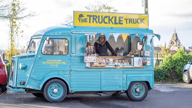 The Truckle Truck in Wincanton Memorial Hall car park, every Thursday!