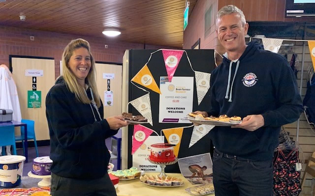 Olympians Katy Sexton and Mark Foster at Wincanton Sports Centre