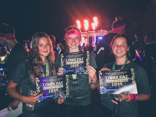 Laura Skerritt with her younger sisters