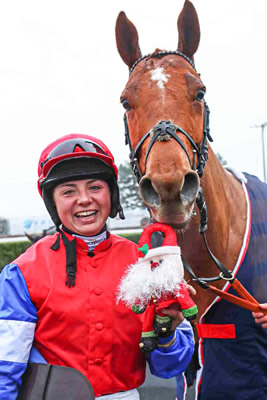 Bryony Frost at Wincanton Racecourse