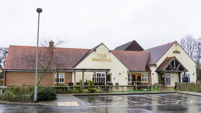 The Wagtail, Wincanton, in winter