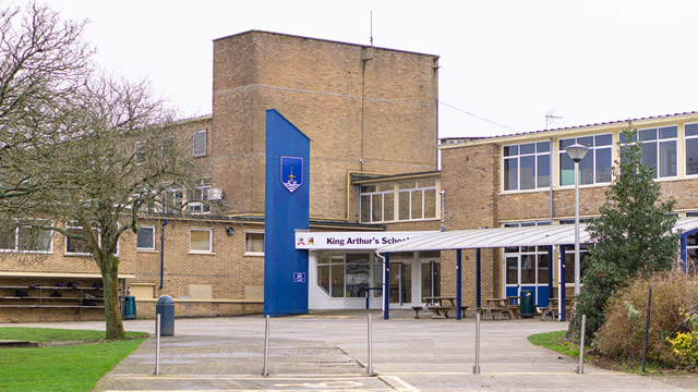 King Arthur's School, Wincanton, front entrance