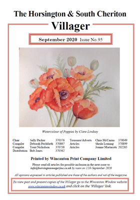 The cover of the Villager magazine, for Horsington and South Cheriton