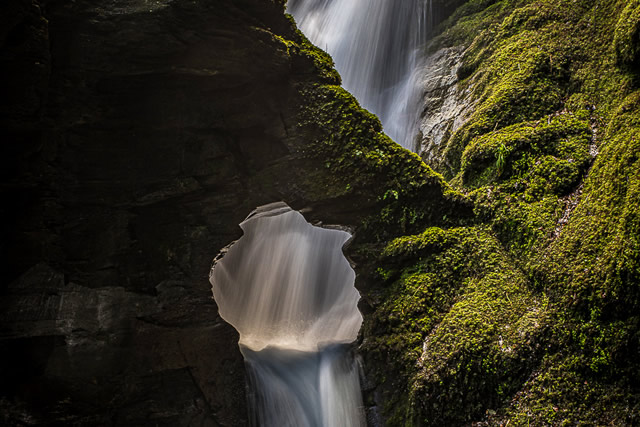 Double fall St Nectans Glen