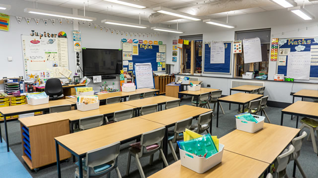 Jupiter classroom at Wincanton Primary School