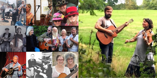 Musicians at Wincanton Town Festival Market