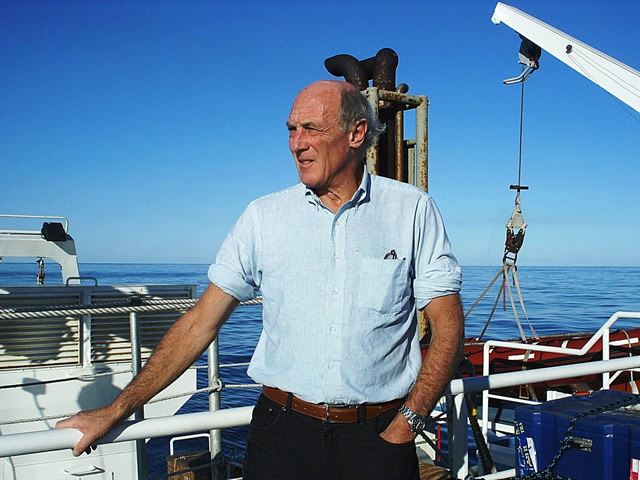 Author Richard Sorapure in 2008 offshore Libya