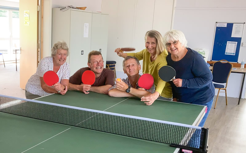 Table tennis at u3a Blackmore Vale