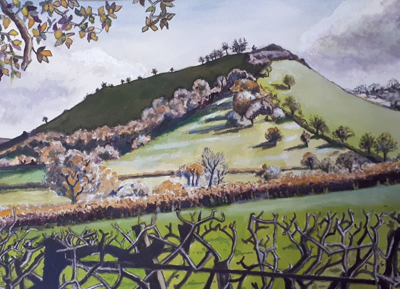 South Cadbury Hill by John Baxter