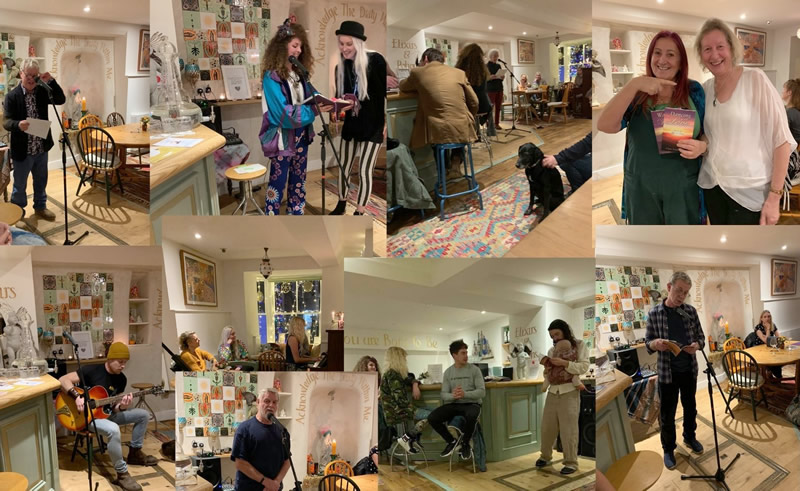 The Spoken Word event at the SEED Cafe in Wincanton