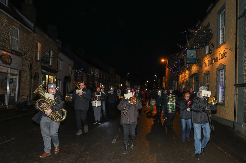 Photo by Jim Johnson: Wincanton's 2021 Christmas lantern parade