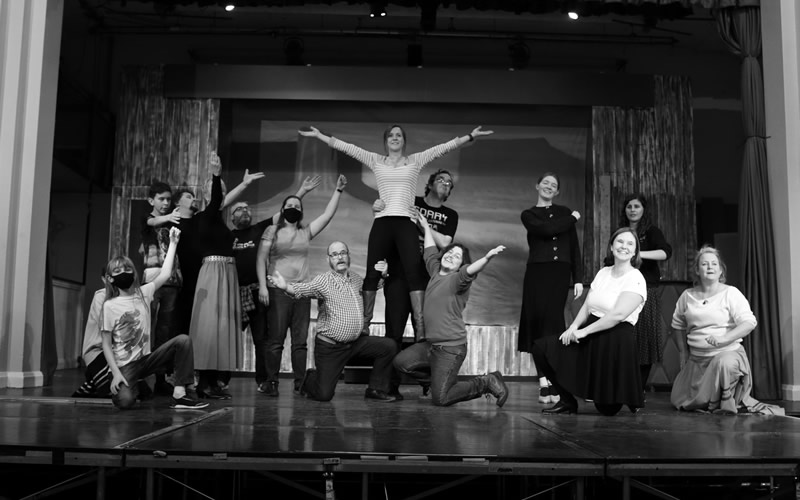 Cary Amateur Theatrical Society rehearsing Calamity Jane