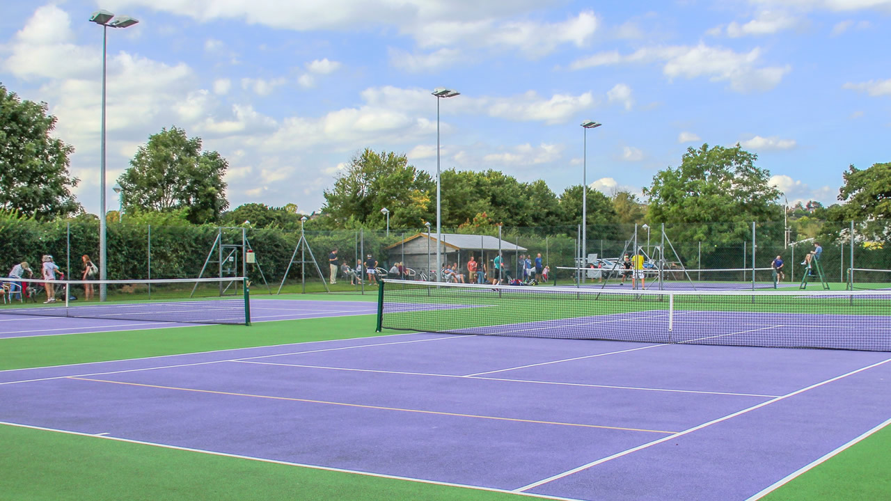 Wincanton Tennis Club courts at Wincanton Sports Ground