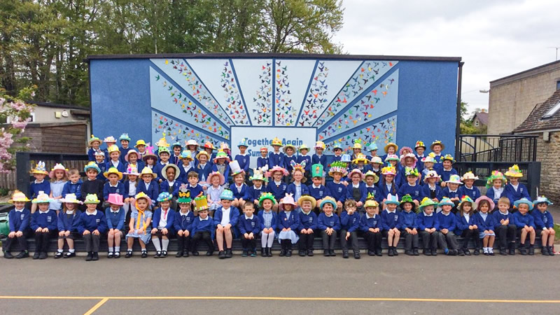 Wincanton Primary School Years 1 & 2 Easter bonnets 2022