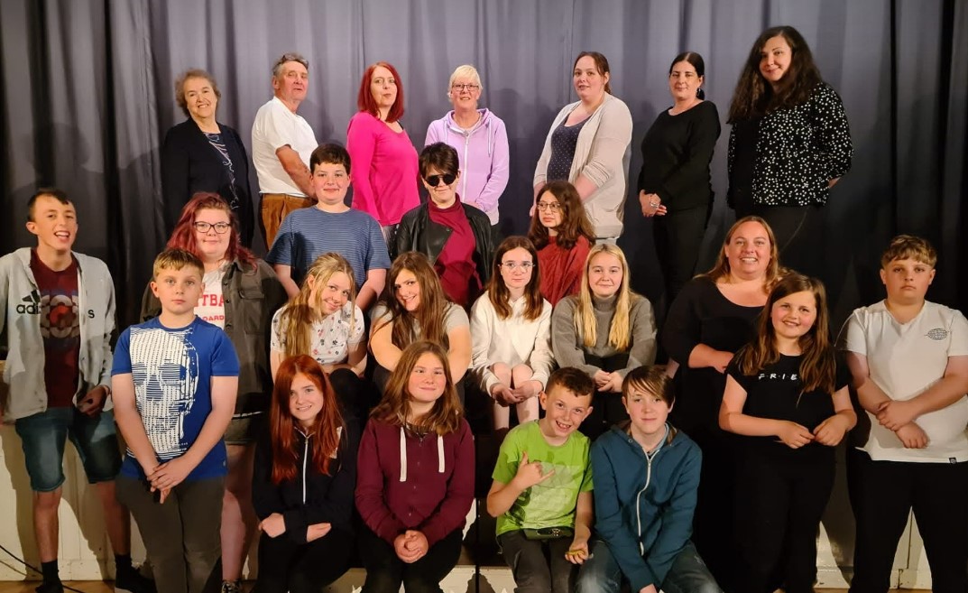 The Mayhem at the Musicals cast from Wincanton Youth Theatre and Wincanton Amateur Dramatic Society