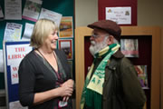 Sir Terry Pratchett visits Wincanton Library
